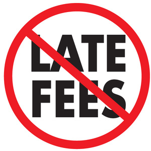 No Late Fees logo